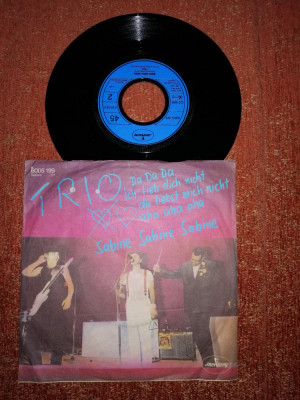 Trio Da Da Da Sabine Mercury 1981 Ger 7&amp;rdquo; single vinil vinyl foto