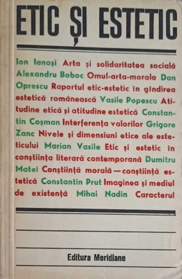 ETIC SI ESTETIC. STUDII DE ESTETICA SI TEORIA ARTEI-DUMITRU MATEI-276572 foto