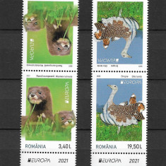 ROMANIA 2021 - EUROPA, SPECII PE CALE DE DISPARITIE, TETE BECHE 2, MNH - LP 2322