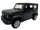 Macheta Suzuki Jimmy negru 1:24 replica metal lumini si sunete deschide usile