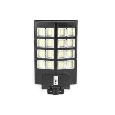 Lampa solara stradala eMazing, cu telecomanda, senzor de miscare si lumina, suport prindere, 640 LED-uri, IP65, ABS, 20AH, 400W, temperatura culoare 6 foto