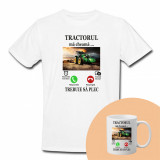 &quot;Tractorul mă cheamă...&quot; Negru XXL