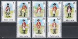 St. Lucia 1988,1989 - Uniforme militare, Serii retipărite, Cota 19 EURO, MNH