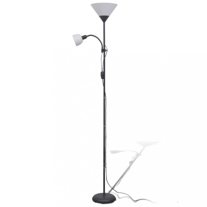 Lampa de podea, negru