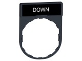 Tăbliţă descriptivă Harmony XB4 pentru control industrial
