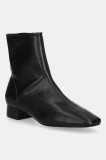 Aldo botine KATRINA culoarea negru, cu toc plat, 14146998