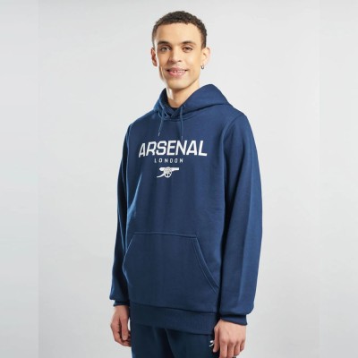 FC Arsenal hanorac de bărbați cu glugă Logo navy - S foto