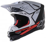 Casca Moto Alpinestars Mx Supertech S-M8 Factory Negru / Fluorescent / Rosu / Alb Marimea L 8302222/1233/L