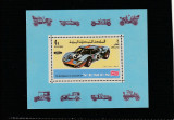 Yemen 1969-Sport,Automobilism,Ford,colita dantelata,MNH,Mi.Bl.146A, Nestampilat