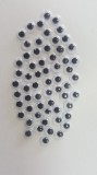Ochisori negri din plastic pentru activitati crafts,o6mm,130 bucati set