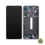 Display cu Touchscreen Samsung Galaxy S21 FE 5G G990 cu Rama Gri Service Pack GH82-26590A