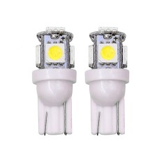 Set 2 x Becuri auto LED, 5 SMD, 12V foto