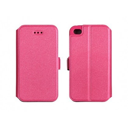 Husa Flip Carte iPhone 5SE /6C Roz