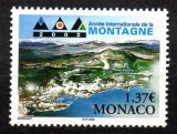 MONACO 2002, Anul International al Muntilor, serie neuzata, MNH, Nestampilat