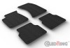 Set covorase auto din cauciuc Audi A8 (D4), 2009-2017 Sedan/Limuzina, pentru modele cu cutie automata, 4 bucati, Gledring AutoDrive ProParts
