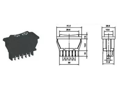 Intrerupator deschidere geam ASW-01 foto