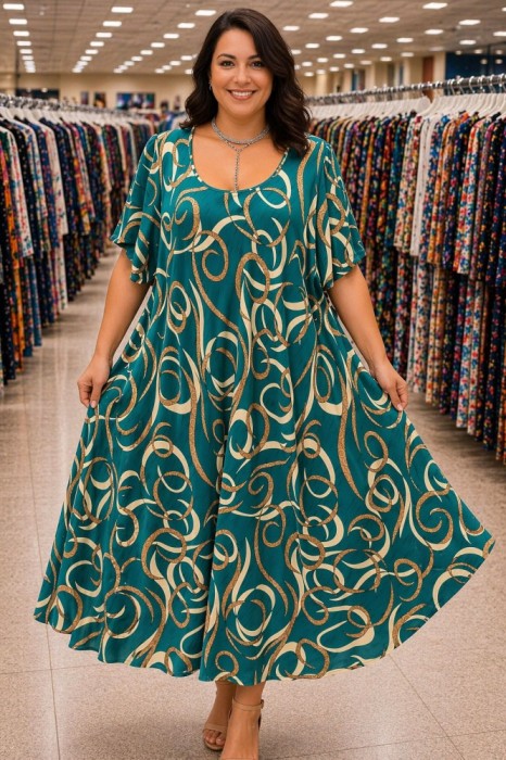 Rochie Maxi din Vascoza cod 0030Marimea