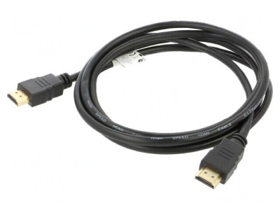Cablu HDMI 1.4 1,8m negru PVC foto