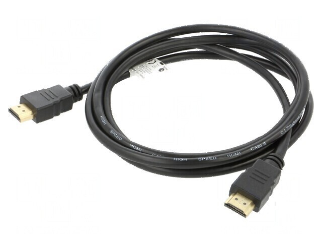 Cablu HDMI 1.4 1,8m negru PVC