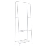 Cumpara ieftin Cuier metal alb Belinda 61x36x163 cm