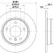Disc frana VW PASSAT Variant (3A5, 35I) (1988 - 1997) KRIEGER 0950004097