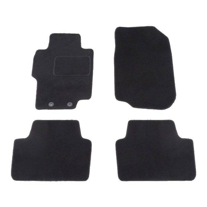 Set covorase auto mocheta Velor HONDA ACCORD (CL/CM/CN) Sedan/ESTATE (EU), 10.2002-09.2005; ACCORD Sedan/KOMBI (EU), 09.2005-03.2008, negru,