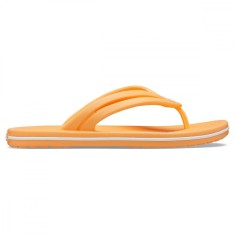 Slapi Crocs Women&amp;#039;s Crocband Flip Portocaliu - Cantaloupe foto