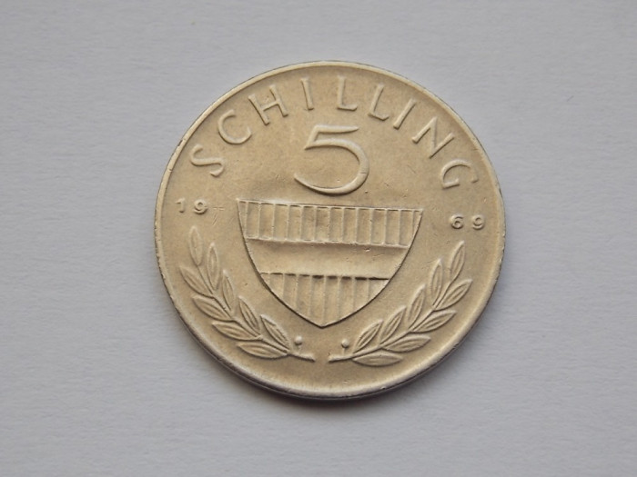 5 SCHILLING 1969 AUSTRIA