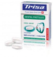 Pastile dentare fara zahar Trisa Cool mint + Xylitol foto