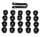 Set 20 capace pentru prezoane de 17mm NEGRU