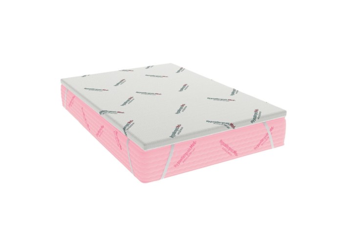 Topper HypoallergenicMed Antibacteria, 120x200x7, cu elastic, husa detasabila, lavabila si certificata Ultra-Fresh Antibacterial&trade; Relax KipRoom