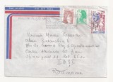 FD17 - Plic Circulat international Franta - Romania , 1982