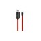 Hoco cablu Lightning IPhone la USB cu timer LED-display-Culoare Roșu