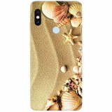 Husa silicon pentru Xiaomi Mi Max 3, Beach Sand Gold