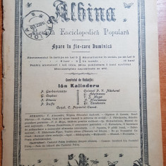 revista albina 1 decembrie 1902-25 ani batalia de la plevna,foto castel peles