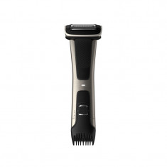 Trimmer Philips BG7025/15, 2 capete, 5 trepte, 3-11 mm, 80 minute, rezistent la apă, negru/gri