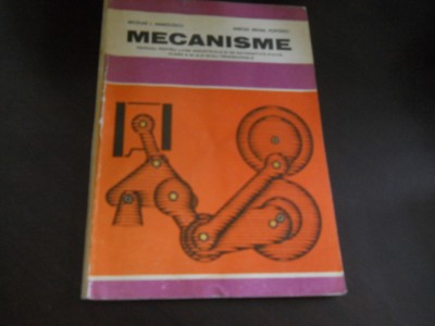 MECANISME MANUAL CLS XI LICEE IND, MATE-FIZICA- Manolescu, Popovici,EDP,1984 foto