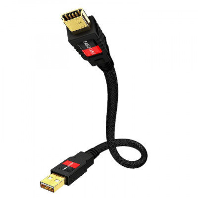 Cablu USB 2.0 A-mini B Eagle Deluxe, 1.6m foto
