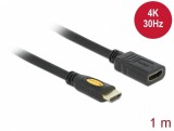 Cablu prelungitor HDMI 4K T-M 1m, Delock 83079