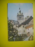 HOPCT 10612 TURNUL CEASULUI SIGHISOARA IN 1965-JUD MURES -CIRCULATA