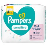 Pachet Servetele umede Sensitive, 208 bucati, Pampers