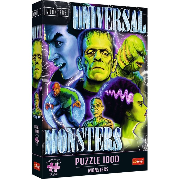 PUZZLE TREFL 1000 PREMIUM PLUS MONSTRI SuperHeroes ToysZone