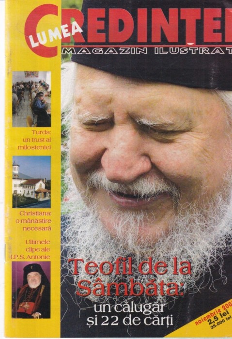 Lumea Credintei, noiembrie 2005