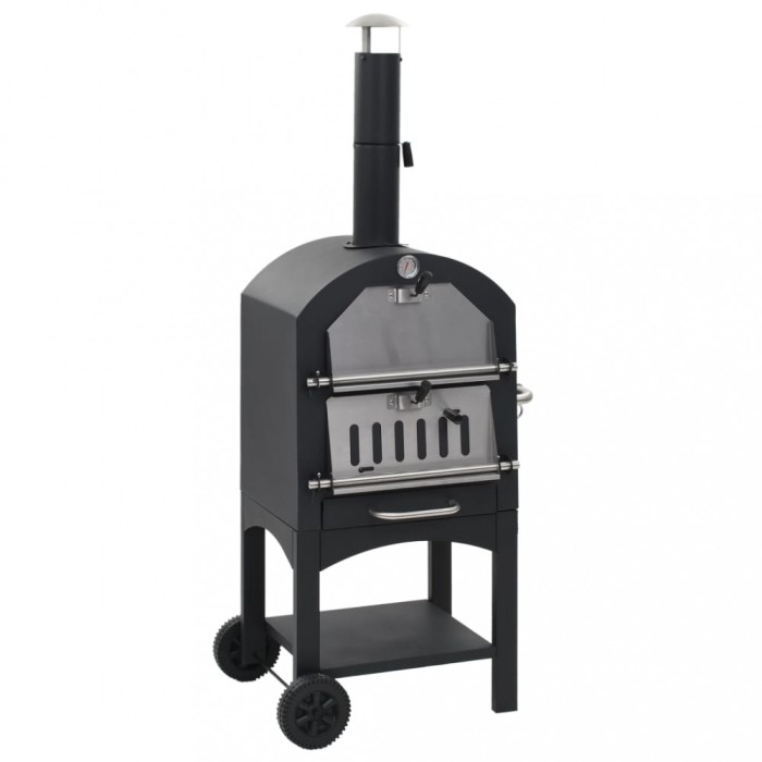 Gossi cuptor de pizza de exterior pe carbuni piatra de copt