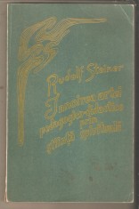 Rudolf Steiner-Innoirea artei pedagogico-didactice prin stiinta spirituala