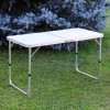Masa Pliabila Aluminiu 120x60 cm AVEX, Blat MDF, Tip Valiza, Portabila, Picnic, Camping
