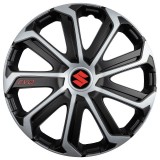 Cumpara ieftin Set 4 Capace Roti Evo Gri-Negru R14, Pentru Suzuki