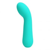 Frumosul Vibrator Re&icirc;ncărcabil Faun &icirc;n Verde Aqua
