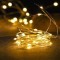 Instalatie craciun, 2 m, alb cald, 20 led-uri, baterii, flippy