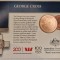 Australia , 25 cents 2017, km#3349, George Cross, coincard
